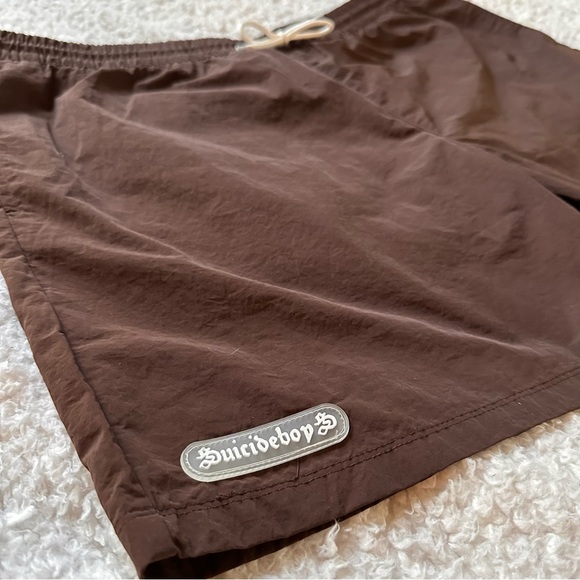 G59 | $UICIDEBOY$ | FTP | GREYFIVENINE | GREY59 | BROWN SHORTS - Picture 3 of 9